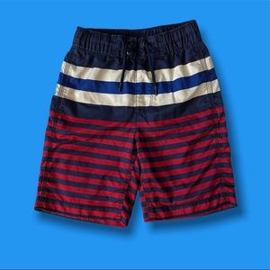GAP Kid’s Striped Swimming Trunks Red White & Blue